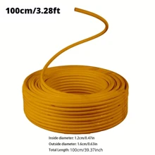 Flexible Bendable Floral Shaping Tube - 3 Colors (White, Green, Golden) For Plant & Balloon Decor, Christmas, Easter, Valentine's Day, Thanksgiving, Graduation - Durable Plastic Home Decoration, No Power Needed, Flower Decorations