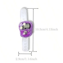 1pc-6pcs Rhinestone Flower Counter Ring Sizer