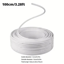 Flexible Bendable Floral Shaping Tube - 3 Colors (White, Green, Golden) For Plant & Balloon Decor, Christmas, Easter, Valentine's Day, Thanksgiving, Graduation - Durable Plastic Home Decoration, No Power Needed, Flower Decorations