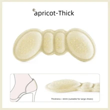 6片防滑耐磨柔软足跟垫，适用于高跟鞋和运动鞋，通用家庭足跟保护垫