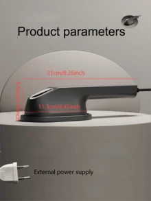 SOKANY 1 pezzo Ferro da stiro portatile, mini ferro elettrico, macchina per stirare domestica portatile, stiratura istantanea e calda, protezione intelligente della temperatura, stiratura piatta/appesa due in uno, pannello ampio e liscio, regolazione multi-velocità, stiratura senza danneggiare i vestiti, adatto per casa, viaggio, trasferta di lavoro e altre situazioni, elimina facilmente le pieghe sui vestiti, stiratura e appiattimento immediati, per una vita raffinata