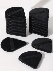 10 Piezas/50 Piezas/100 Piezas/200 Piezas Set de Esponjas Cosméticas Triangulares con Felpa, Suaves y Esponjosas, Adecuadas para Polvos Faciales y Corporales, Herramientas Cosméticas, Maquillaje, Económicas, Decoración de Habitación, Tocador, Viaje, Dormitorio, Accesorios de Maquillaje, Borla, Difuminador de Maquillaje, Borla de Polvos, Esponja de Maquillaje