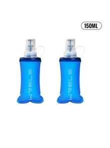 WRELS 1 pièce Bouteille d'eau de sport pliable de 150/250/500 ml, bouteille d'eau chaude et froide sans odeur pressée à chaud
