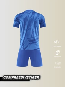 Breathable Blue Women's Soccer Kit: Personalized Chelsea Shirt & Shorts - Lightweight Performance Fabric - Advanced Moisture Wicking - The Ultimate Matchday Gift, Chelsea.