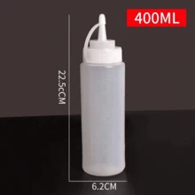 Bộ 2 chai bóp đa năng dùng trong nhà bếp, thiết kế 3 lỗ định lượng - Làm từ chất liệu PE, thích hợp đựng nước sốt, gia vị và dùng trong làm bánh - Bao gồm vòi màu trắng, đỏ và hổ phách, dụng cụ phân phối gia vị | Đồ dùng nhà bếp hiện đại | Chất liệu bán trong suốt, chai bóp đựng nước tương - Nhiều màu - Xem 8