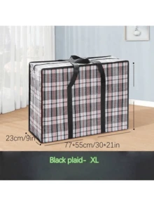 Extra Large/Large/Medium Waterproof Woven Bag, Portable Packing And Moving Bag, Thickened Storage And Organization Bag, Luggage Bag, Travel Bag, Clothing Storage Bag, Miscellaneous Bag, Yard Storage Bag