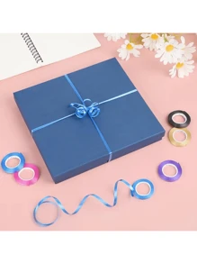 1/12pcs, Multi-Color Balloon Ribbon, 5.47/65.617/100 Yards Iridescent White Ribbon, Curling Ribbon For Gift Wrapping, Balloon Ribbon, Balloon String, Curly Ribbon, Gift Ribbon,Christmas