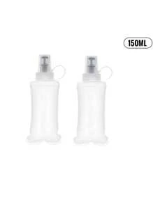 WRELS 1 pièce Bouteille d'eau de sport pliable de 150/250/500 ml, bouteille d'eau chaude et froide sans odeur pressée à chaud