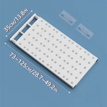 Adjustable Storage Rack - No-Drill Expandable Wardrobe, Kitchen, Bathroom Organizer | Space-Saving Extendable Rack Set, Suitable For Most RVs, Non-Electric - Multicolor - View 14