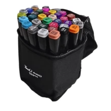 Touch Pen 36 Colors Dual Tip Permanent Marker Drawing Kit