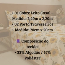 Double Bedspread Printed Fabric Simple 3 Pieces Daily Use - 藍色 - 查看 4