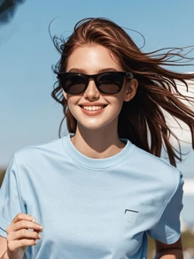 Occhiali smart Bluetooth, per ascoltare canzoni e rispondere alle chiamate durante la guida, con lenti magnetiche rimovibili, uno specchio per due scopi, adatti per spiaggia estiva, all'aperto e viaggi