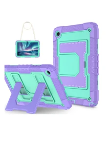 1 件大号支架平板电脑保护套,带肩带,兼容 iPad Mini 6 (2021)/Mini 7 (2024)、iPad 10.2 7th 8th 9th (2019/2020/2021)、iPad 10th 10.9 (2022)/iPad (A16) 11" (2025)、iPad Air 4 10.9 (2020)、iPad Air 5 10.9 (2022)、iPad Air 11 M2/M3 (2024/2025)、Tab A9 Plus 11",带铅笔插槽 - 彩色 - 查看 85