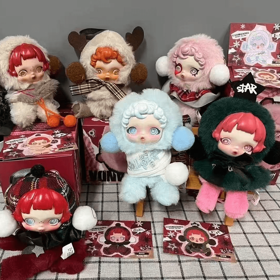 Figura coleccionable de la caja ciega Kullpanda Winter Melody, muñeca de regalo, adorno decorativo