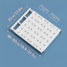 Adjustable Storage Rack - No-Drill Expandable Wardrobe, Kitchen, Bathroom Organizer | Space-Saving Extendable Rack Set, Suitable For Most RVs, Non-Electric - Multicolor - View 16