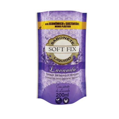 Sabonete Líquido Softfix 200 ml Lavanda Refil
