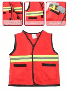 男孩女孩角色扮演装扮套装游戏、服装、帽子、工具、高品质、优质材料，适合节日派对、聚会、万圣节装扮服装、节日礼物 - 彩色 - 查看 7