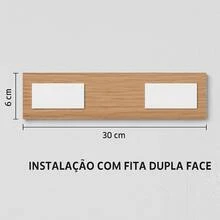 Organizador de Joias com Suporte para Colares Pulseiras Outros Moderno - Marrom Claro - Visão 3