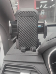 Universal Telescopic Car Phone Holder – Adjustable For Dashboard & Windshield, 360° Rotation, Retractable Arm, Supports Suction Cup & Air Vent Mounting, Fits All Smartphones & Vehicles, Ideal For GPS Navigation & In-Car Use - Black - View 6