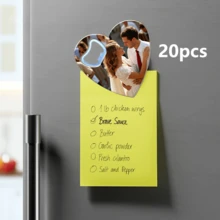 [Custom Item] 1pc/3pcs Customized Fridge Magnet Bottle Opener, Creative Heart-Shaped Bottle Opener, Travel Accessory, Easy To Carry, Can Customize Your Favorite Photo, Pet Photo, Stick On Fridge For Decoration, Suitable For Holiday Decoration, Christmas Gift, Give To Family And Friends, Party Game, Party, Birthday Recoration - Multicolor - View 17
