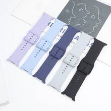 Durable Silicone Watch Band + PC Watch Case, Compatible With Samsung Galaxy Watch 8/8 Classic 40mm/44mm, Unisex, Sweat-Resistant, Lightweight Bracelet Strap, Compatible With Samsung Galaxy Watch 8 Classic/8 Smartwatch Accessories, Affordable, Suitable For Back To School Season - Black - View 5