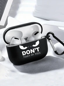 Slogan White Label Wireless Bluetooth Earphone Case For AirPod Pro 2nd/3rd/4th Gen, Protective Soft Cover For Men And Women