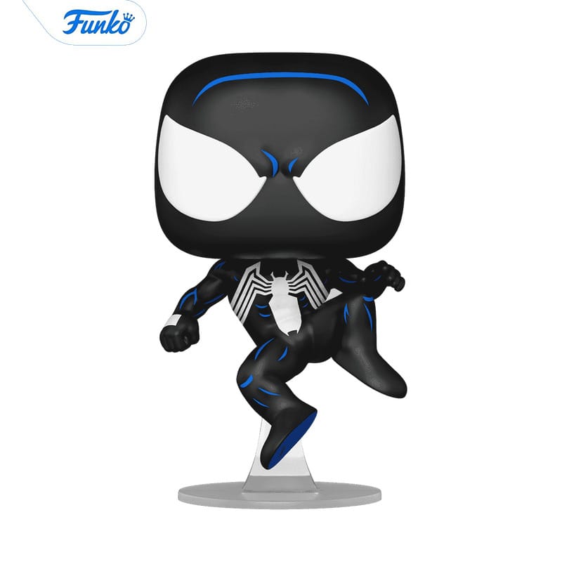Funko POP: Spider-Man Serie de TV - Spider-Man de Traje Negro - Opción de regalo - Mercancía oficial - Fanáticos de los videojuegos - Modelo de exhibición coleccionable - Multicolor - Ver 1