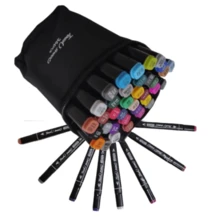 Touch Pen 36 Colors Dual Tip Permanent Marker Drawing Kit