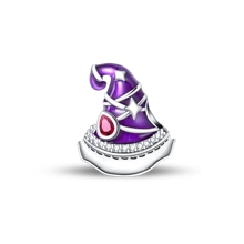 New Silver-Plated Cartoon Magic Character Charm Pendant, Suitable For Original DIY Bracelet, Women's Birthday Engagement Fashion Jewelry Gift - Silver - View 13