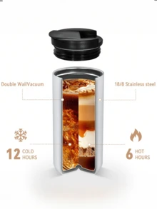 1个迷你不锈钢真空保温咖啡杯,时尚礼品杯,小巧便捷,握感舒适,适合外出、办公、饮用咖啡、奶茶等。真空保温咖啡杯配有防漏螺旋盖,男女皆宜,可盛装冷热饮品,是户外露营旅行的理想之选。 - 彩色 - 查看 9