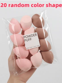 Medium Size Beauty Egg 6-Piece Set, Foundation Mixed Beauty Sponge, Flawless Liquid, Cream And Powder, Multi-Color Makeup Sponge, Dry And Wet All-Purpose Foundation Makeup Cream Without Latex, Suitable For All Skin Types.