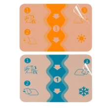 20片/套 艾灸贴，四向弹力，冷热皆宜。可用于膝盖、背部，放松身心，缓解疲劳。方便易用，温和不刺激，也可用于放松颈部，适用于身体多个部位。 - 彩色 - 查看 10