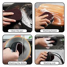 5/10/20/40pcs Emery Sponge Sheet, Reusable Pot Rub, Cleaning Cloth For Sink Or Kitchen Stove, Antibacterial Washable Cleaning Brush, Kitchen Supplies Kitchen Cleaning Gadgets - Multicolor - View 7