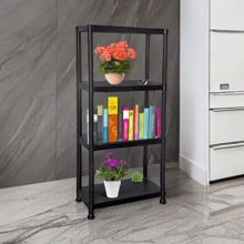 3/4/5 Tier Plastic Shelf Storage Unit Shelving Shelves Racking Warehouse Shed Rack Organiser Steel Garage Standing