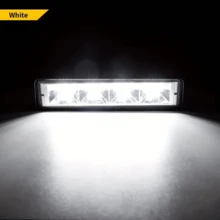 72W 汽车工作灯 LED 灯条 4x4 24 LED 工作灯条 越野 SUV ATV 拖拉机 船 卡车 挖掘机 12V 24V LED 组合光束 - 1個 - 查看 4