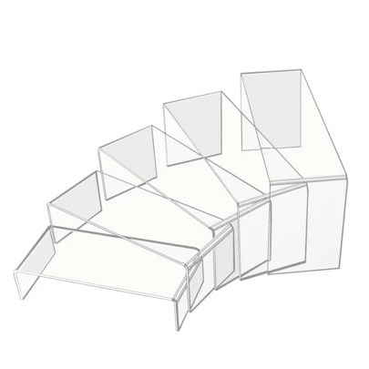 Transparent Acrylic Display Stand, Made Of Acrylic Material, Can Be Used As Jewelry Stand, Retail Desktop Display Stand, Suitable For Displaying Cupcakes, Collectibles, Storage And Organization, Etc.