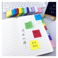 11pcs 1100 Sheets Mixed Color Sticky Note, Creative Easy To Post Sticky Note For Office, School Student,Tearable Sticky Sticky Note Paper For Students To Take Notes With Multifunctional Index Stickers,For School Supplies,Back To School - Multicolor - View 7
