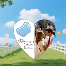 [Custom Item] 1pc/3pcs Customized Fridge Magnet Bottle Opener, Creative Heart-Shaped Bottle Opener, Travel Accessory, Easy To Carry, Can Customize Your Favorite Photo, Pet Photo, Stick On Fridge For Decoration, Suitable For Holiday Decoration, Christmas Gift, Give To Family And Friends, Party Game, Party, Birthday Recoration - Multicolor - View 16