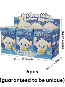 Cajas ciegas de vinilo de la serie Disney Stitch Must Eat A Bitche, caja individual/caja de juego opcional, entrega aleatoria, variedad de formas, adornos lindos, cajas ciegas interesantes, figuras coleccionables, adornos para autos, decoraciones de escritorio, colgantes de mochila, adecuadas para amigos como regalos, regalos de cumpleaños, regalos de San Valentín
