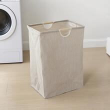 1pc Foldable Laundry Basket - Large Capacity Space-Saving Collapsible Hamper With Handles For Clothes, Towels & Toys Storage - Perfect For Bathroom, Dorm, Family, Bedroom, Laundry Room Organization And Storagelaundry Hamper,Washing Basketbathroom Organizer,Basket,Storage Basket,Foldable Laundry Basket - Multicolor - View 7