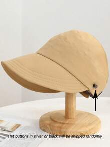 3pcs/1pc Women's Quick-Dry Solid Sun Protection Baseball Cap With Visor Brim, Summer Outdoor Golf Beach Hat, Suitable For Vacation, Beach, Gifts, Ponytail - Foldable - Sun Hat Quick Drying Summer Beach Outdoor - UV Protection Baseball Cap, Ultra-Light Fabric, Ultra-Light,