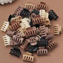 15/20/30 件多功能骨夹迷你发夹女士刘海夹简约复古顶夹适合居家度假休闲轻巧方便的发饰女士爪夹秋季配饰秋冬