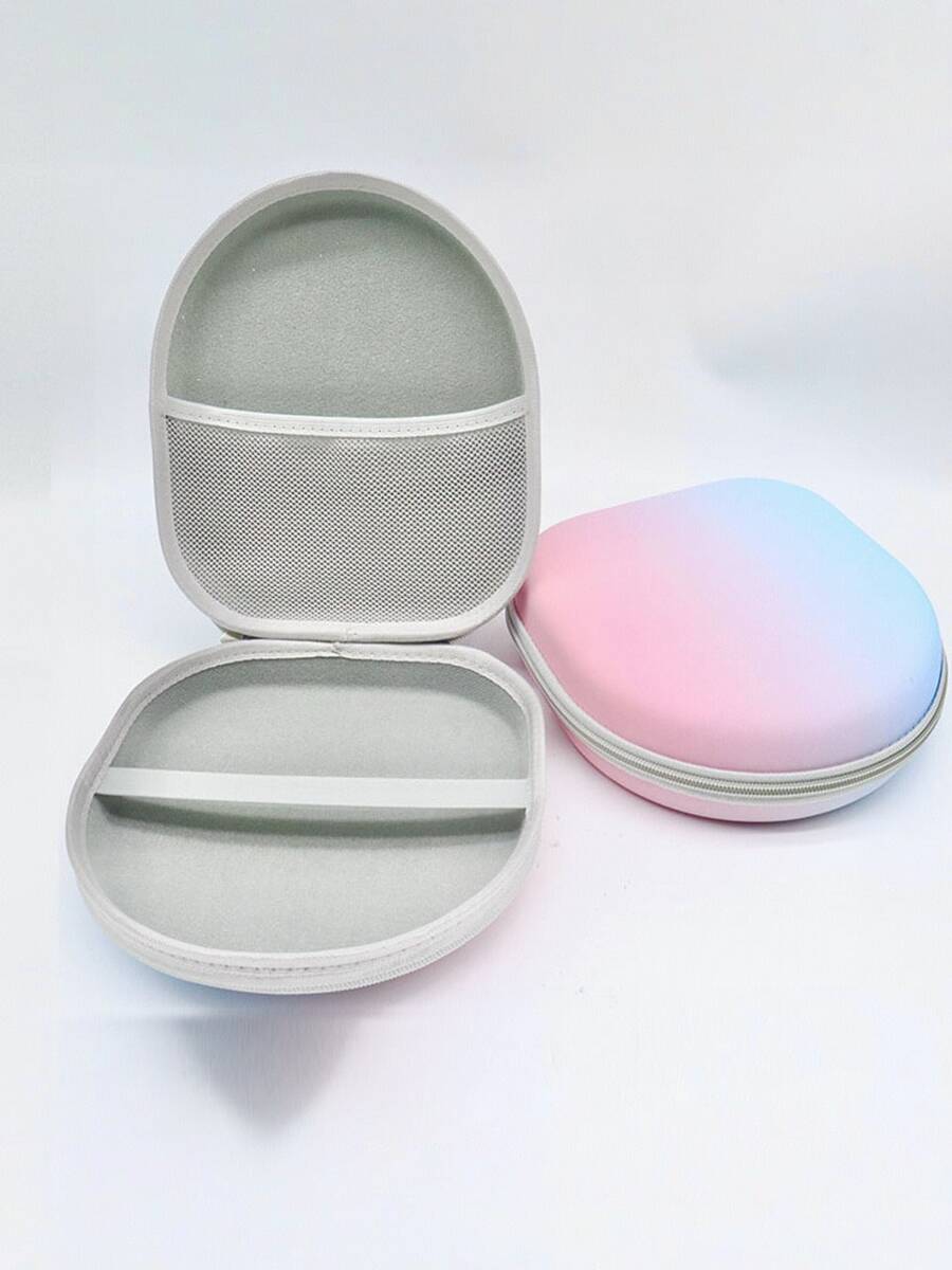 Hard Shell Earphone Carrying Case, Earphone Travel Bag, Earphone Pouch, Universal Handheld Earphone Storage Box, Suitable For Outdoor And Home Use - Multicolor - View 1