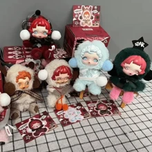 Figura coleccionable de la caja ciega Kullpanda Winter Melody, muñeca de regalo, adorno decorativo