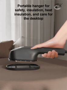 SOKANY 1pc Handheld Hanging Iron, Mini Electric Iron, Portable Household Ironing Machine, Instant Hot Ironing, Intelligent Temperature Control Protection, Flat Ironing/Hanging Ironing Two-In-One, Smooth Large Panel, Multi-Speed Adjustment, Ironing Without Damaging Clothes, Suitable For Home, Travel, Business Trip And Other Scenes, Easily Smooth Out Wrinkles On Clothes, Iron And Flatten Immediately, Creating A Refined Life - EU E Type Plug(220-240V) - View 8