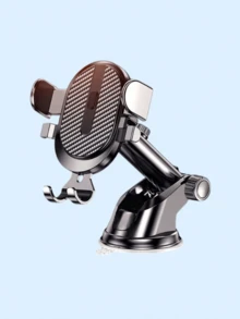 Universal Telescopic Car Phone Holder – Adjustable For Dashboard & Windshield, 360° Rotation, Retractable Arm, Supports Suction Cup & Air Vent Mounting, Fits All Smartphones & Vehicles, Ideal For GPS Navigation & In-Car Use - Black - View 14