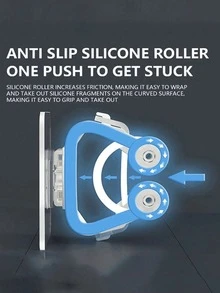 8 件装重型壁挂式扫帚架收纳架，带锁定挂钩 - 节省空间，无需钻孔，可存放扫帚、拖把、刷子 - 非常适合车库、浴室、厨房、壁橱、宿舍 - 彩色 - 查看 8