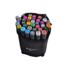 Touch Pen 36 Colors Dual Tip Permanent Marker Drawing Kit