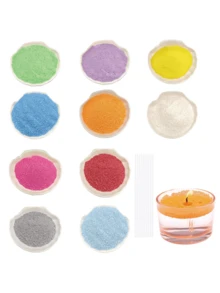 Nến tuyết ngọc trai 100g có bấc, 300g, Nến bột thân thiện với số lượng lớn, Cát sáp có thể nạp lại, Cát nến ngọc trai tự làm để làm nến, Trang trí nhà cửa, Đám cưới, Halloween, Đồ dùng tiệc tùng, Trang trí phòng, Quà tặng sinh nhật, Tốt nghiệp - Nhiều màu - Xem 12