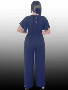 Women's Duna Fabric Jumpsuit With Pocket